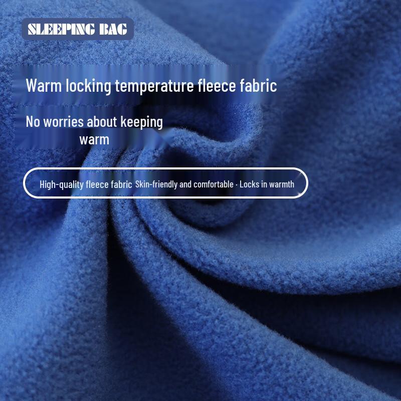 Outdoor Ultralight Fleece Envelope Sleeping Bag