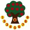 1-10 Numbers Felt Number Learning Toy Number Learning DIY Teaching Board  Classroom Use