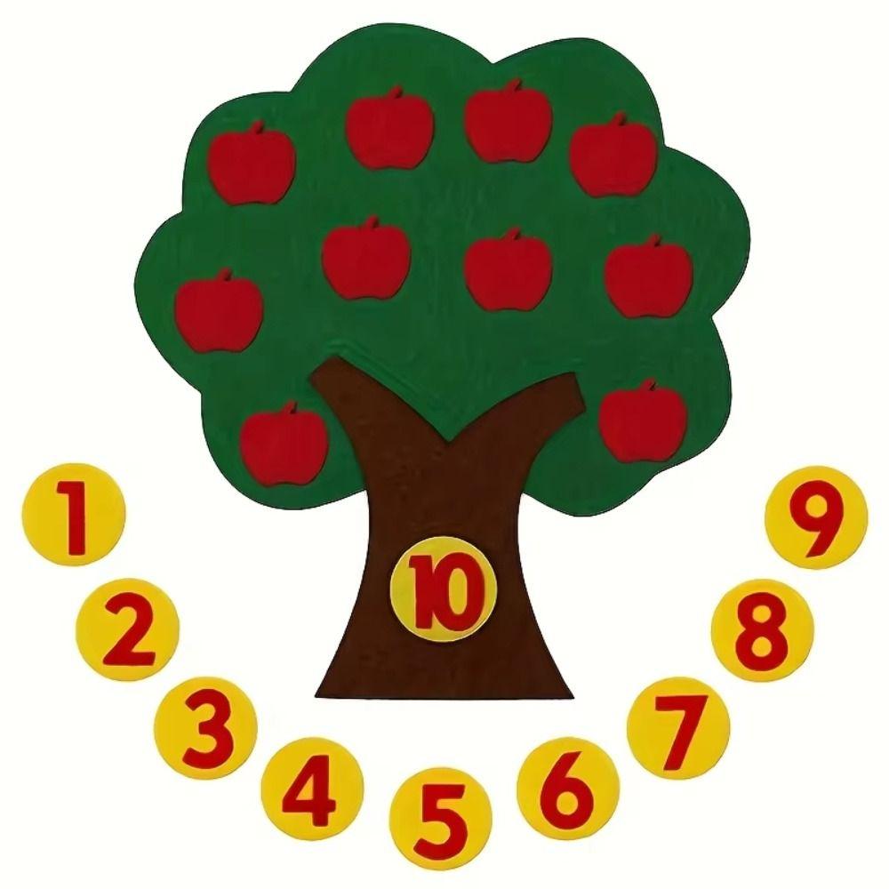 1-10 Numbers Felt Number Learning Toy Number Learning DIY Teaching Board Classroom Use
