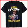 Trout Fishing, Trump Fishing Apparel, Fishermen for Trump Black Cotton T-Shirt