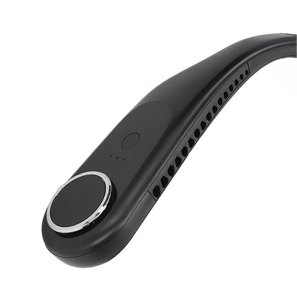 Hanging Neck Fan, 3 Modes, USB Charging, 3600mAh Battery, Adjustable Angle, Quiet, for Home, Office and Travel, Black
