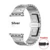 Titanium Color Band For Apple Watch Series 11 46mm 42mm Strap Stainless Steel H-Shaped Steel Band iWatch Ultra 3 2 49mm 45mm 40 41mm SE3 44mm Bracelet