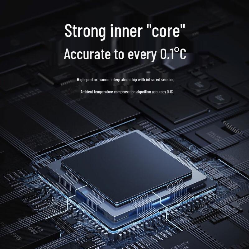 High-Precision Digital Thermometer with 5M Waterproof Probe