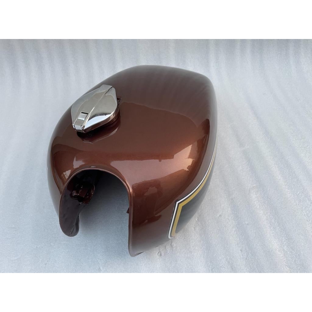 Honda CB550 CB550K 1974-75 Candy Garnet Brown Painted Petrol Fuel Gas Tank Steel