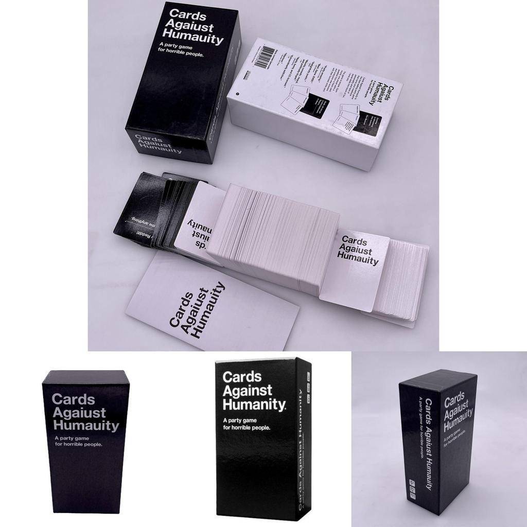 V0 Vuxenkortspel som innehåller produktnamnet och beskrivande adjektiv