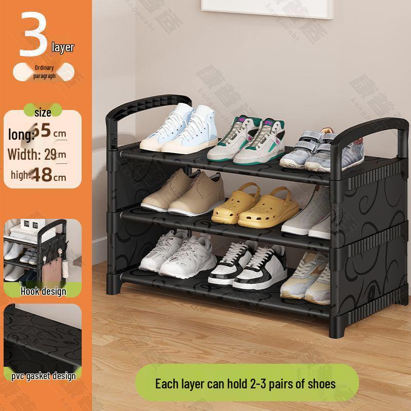 Sturdy Multi-Layer Dustproof Shoe Rack with Cover for Home and Dorm Entryways