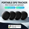 1-4pack Black Smart Tag(only Android),Work with Google Find Hub App GPS Global Positioning Smart Tracker for Key Bag Car Wallet