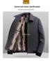 2025 Plus Velvet Corduroy Jacket for Middle-Aged Dads - Thick Winter Woolen Men's Casual Coat