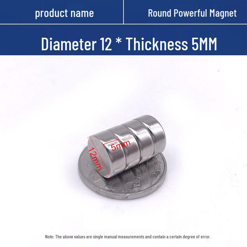 Round Neodymium Iron Boron Magnet, High Strength, Strong Magnetic Force, Small Size, China