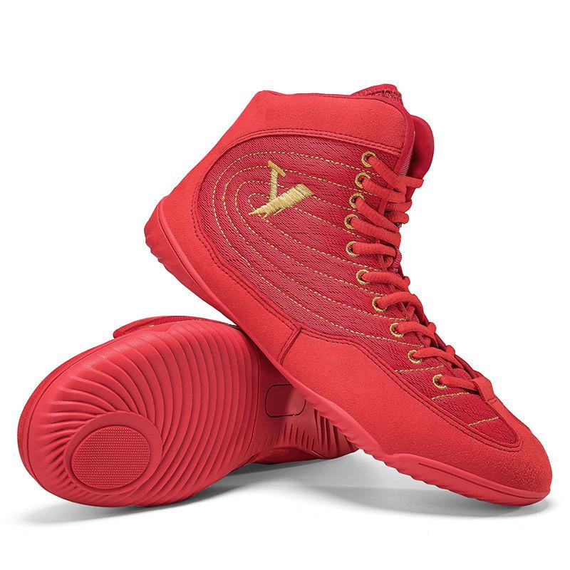 

New boxing shoes men s Zhongbang Sanda shoes fighting training shoes wrestling shoes boxing ratio 47