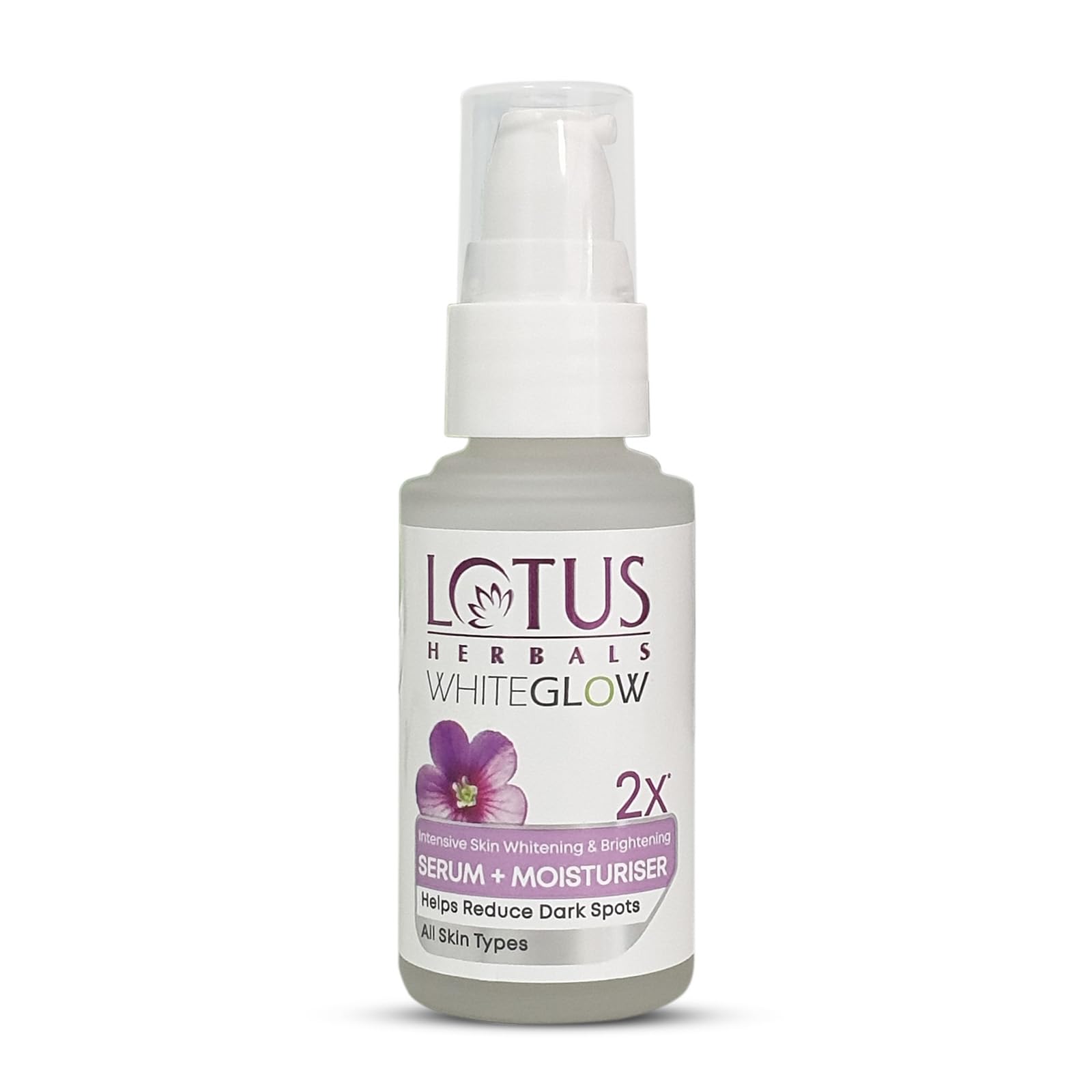 Lotus Herbals WhiteGlow Intensive Skin Whitening & Brightening Serum + Moisturiser | Reduce Dark Spots & Dullness | Face Serum For Women And Men |