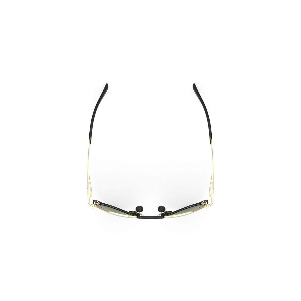 SKYTRAIL Light Gold Shiny Lens Bridge Temple 48mm [RUDYPROJECT] Sunglasses, Frame/Green Lens, Width 58mm, Width 14mm, Length 130mm, Height