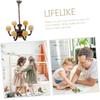 Toyvian Dollhouse Lights Miniature Light Model Toy Mini Ceiling Lamp Dollhouse Pendant Light Dollhouse Furniture Mini Chandelier Light Fixture Toys