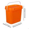 10L Rectangular Bucket ,All Purpose Pail Storage Box ,Food Container with Handle Cover for