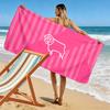 Toalla de Playa Estampada del Derby County F.C., Toalla Grande Suave de Secado Rápido para Playa, Camping, Natación