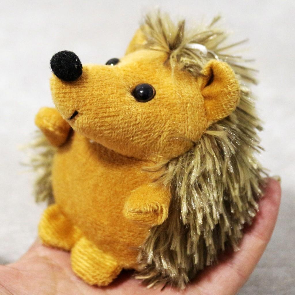 Adorable Plush Hedgehog Toy Soft Cuddly Stuffed Animal Creative Gift 10cm
