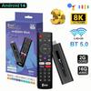 8K ATV Smart TV Stick Android 14.0 Bluetooth 5.0 WiFi 6 Allwinner H618 Quad Core Cortex A53 Rede Media Player Controle remoto de voz Smart TV Box