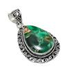 Natural Copper Green Tourmaline 925 Sterling Silver Jewelry Pendant 2.21" ETC-14045