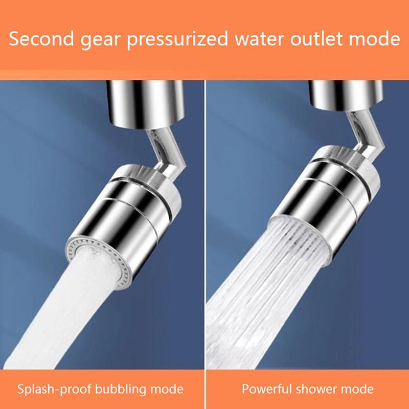 720 Rotatable Tap Aerator Splash-proof Faucet Sprayer Head Splash Tap Head Wash Basin Tap Extender Adapter