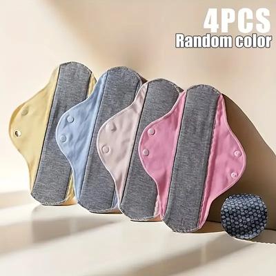 5pcs Adult Washable Cotton Pad Soft Comfortable Breathable Water Absorbing Anti-leakage Graphene Antibacterial Bacteriostatic Underpants Pad