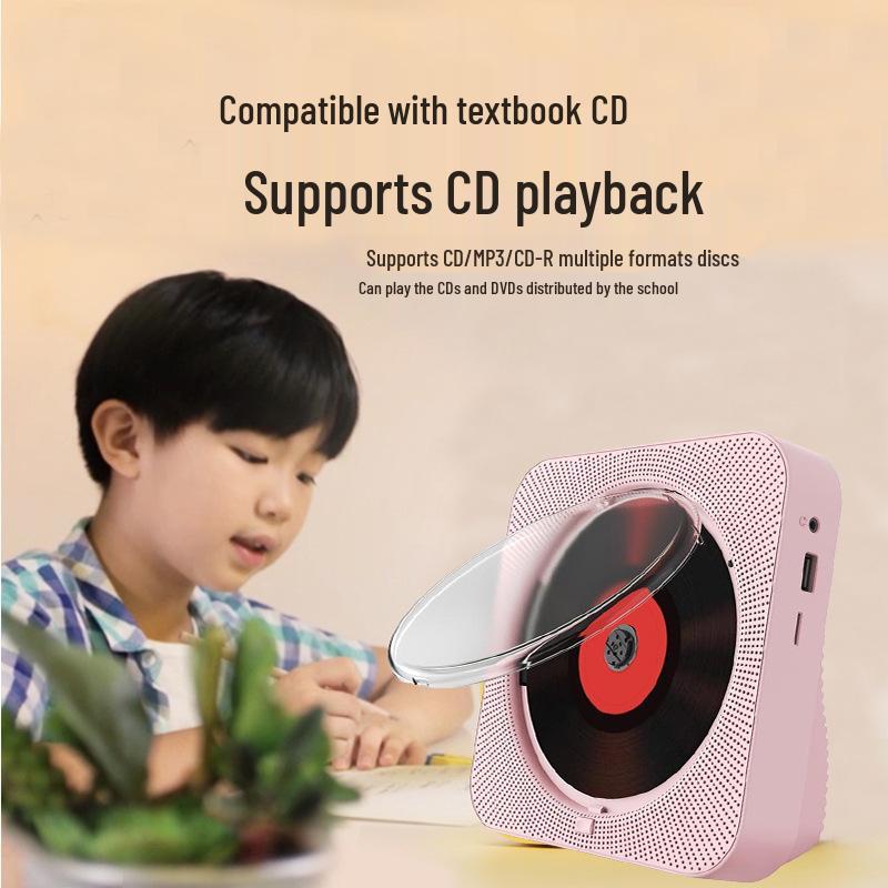 Children's Bluetooth English Learning CD Player with USB