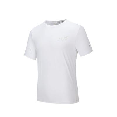 Comfortable Simple Versatile Letter Round Neck Pullover Breathable Short Sleeve T-Shirt Men Tops Pure-White 152525117-7
