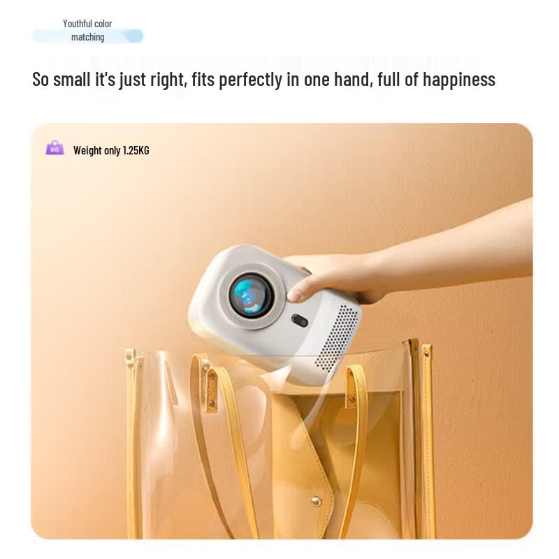 Big Eye Orange C1Mini 1080P Portable Projector