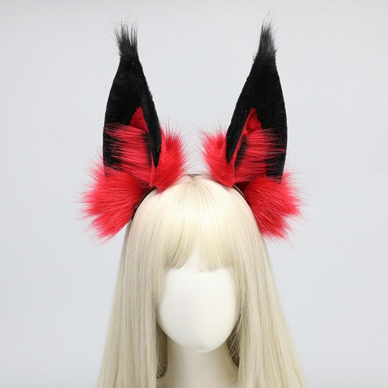 Punk Animal Ear Headband Halloween Maid Hairhoop Role Playing Props Hairdband Costume Accessories Anime Expo Headpiece