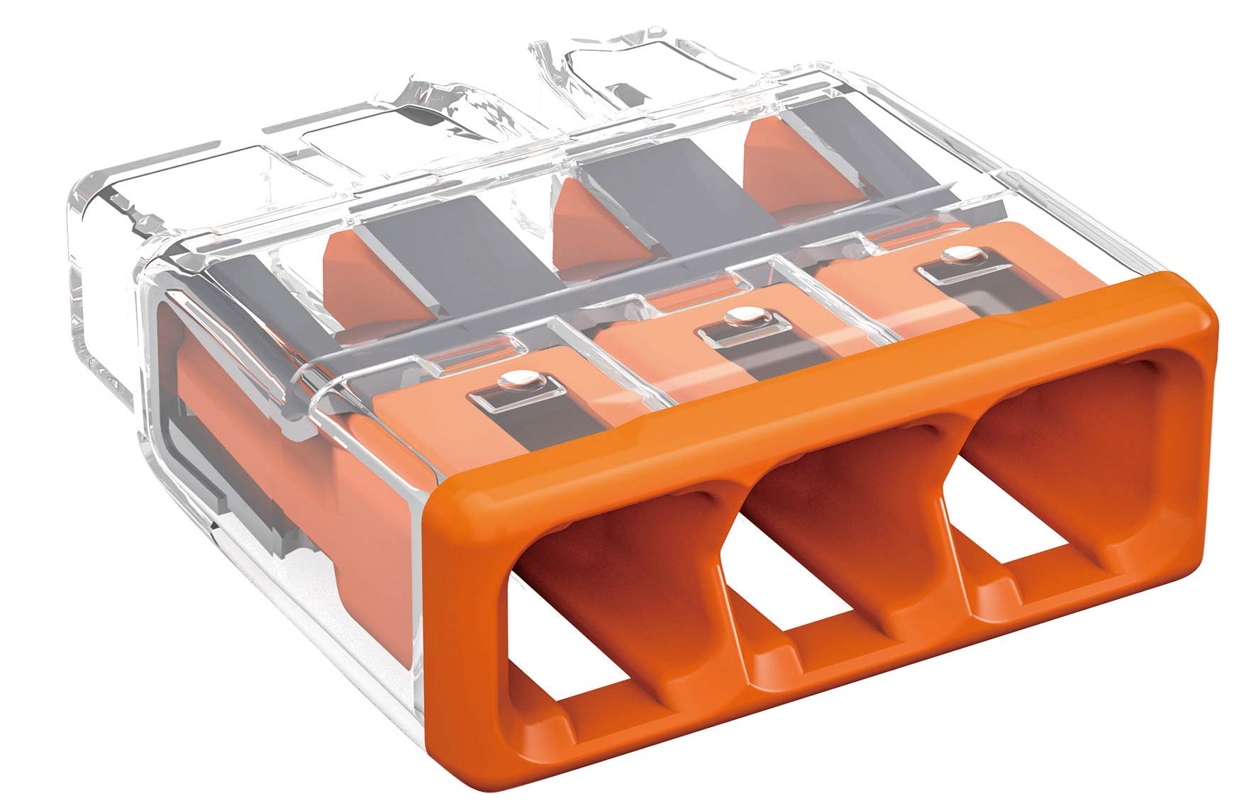 

WAGO (JAPPY) Slim Plug-in Wire Connector WGZ-3-JP, Pack of 100