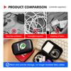 AAABR1 For Skoda Portable Mini Car Earphone Data Cable Charger Storage Bag Accessories Kodiaq Fabia Kamiq Karoq Octavia 2 3 Rapid Scala