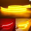 Sequential Flowing LED Strip 24inch Red+Yellow Daytime Running Lights 60cm Turn