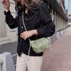 Women's Fashion Cloud Shape Evening Bag Niche Design Solid Color Leather Shoulder Messenger Bag