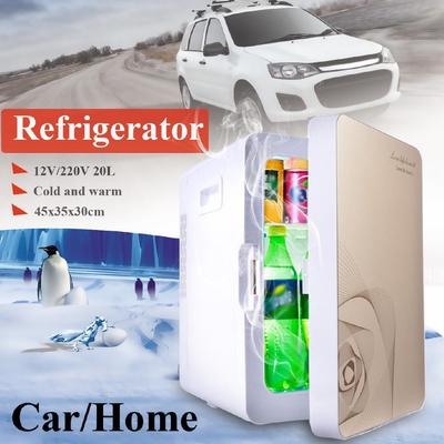 Kroak Mini-Auto Haushaltsgebrauch Mini-Kühlschrank Kühlbox Wärmer Doppelnutzungs-Kühlbox Temperaturregelung Schlafsaal 12V/220V 20L