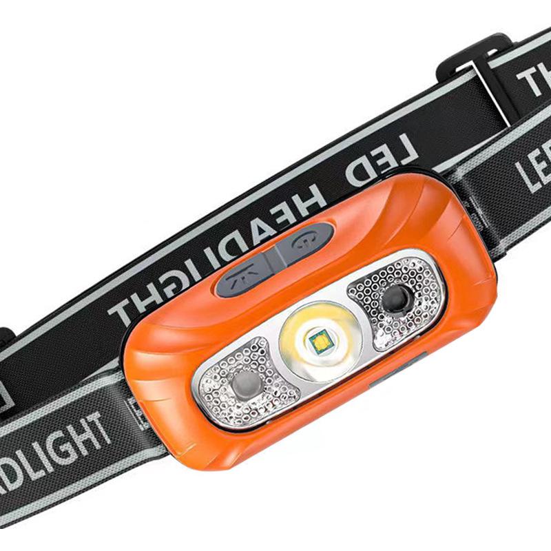 Charging super bright head-mounted lighting super long battery life induction outdoor night fishing flashlight