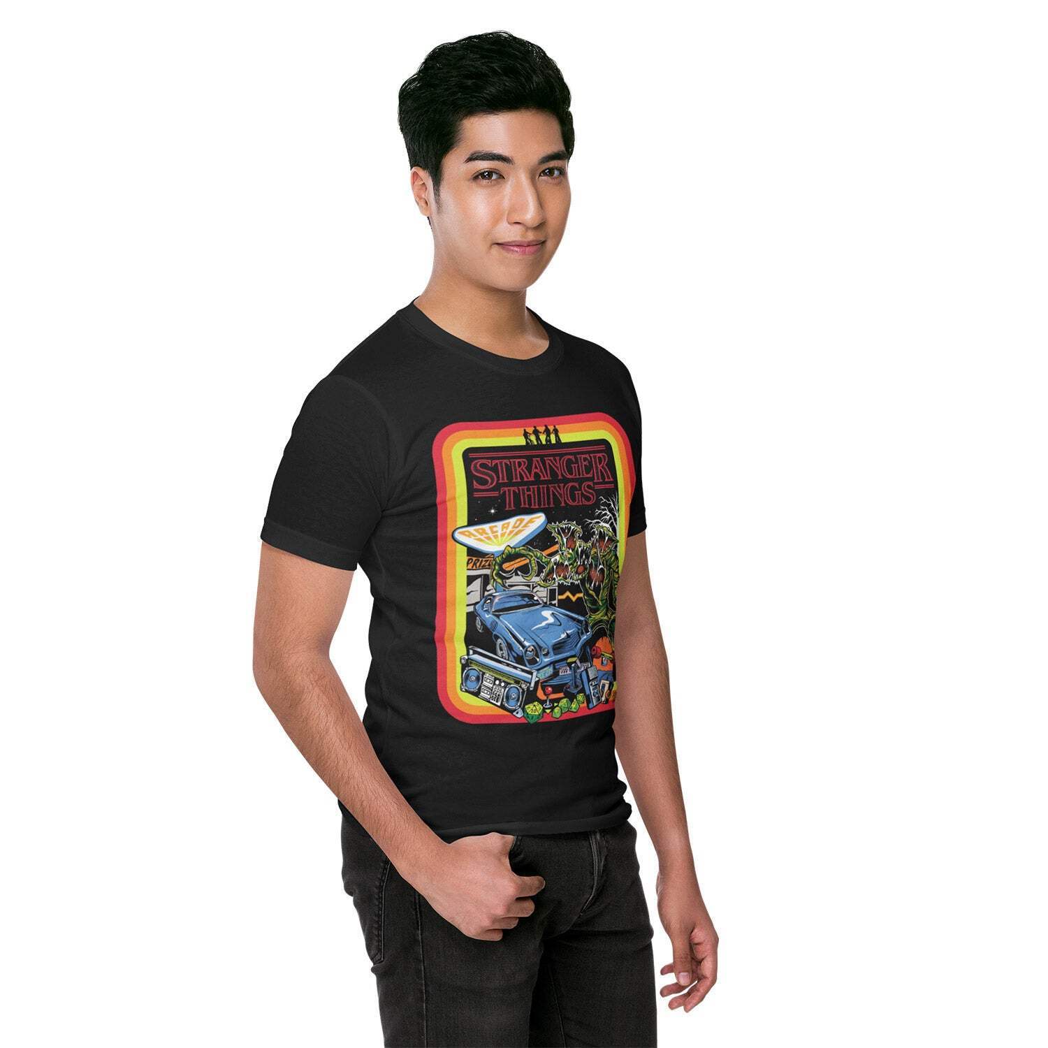 Stranger Things Retro Border T-Shirt S