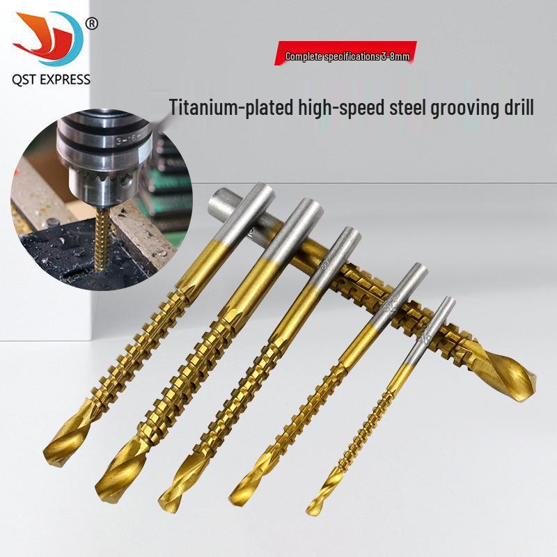 Groove Saw Drill Bit Set 3-8mm for Woodworking & Cutting Tools