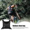 Multifunktionale Sportweste Tasche Wasserabweisend Outdoor Brusttasche Radfahren