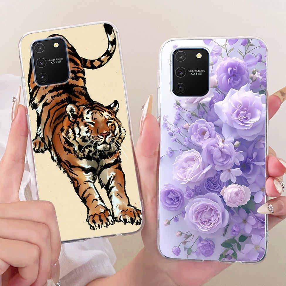 Clear For Samsung S10 Lite Case Cute Fashion Butterfly Funny Painted Casing For Samsung Galaxy S10 Lite SM-G770F SM-G770U1 Cover