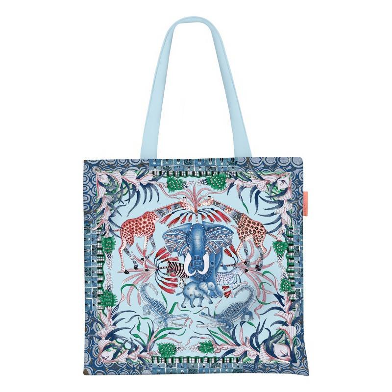 Spring new printed handbag women's oil painting series handbag shoulder bag tote bag fashion canvas bag