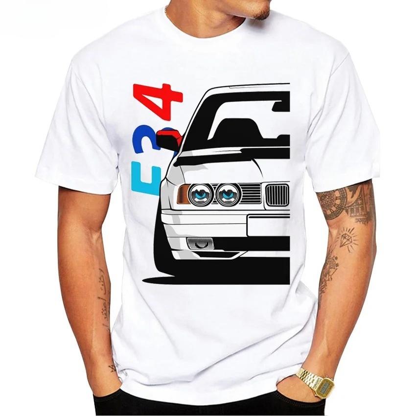 I Love Germany Turbo E34 M5 E36 E30 E92 Fan T-Shirt Men Short Sleeve Hip Hop Boy Casual Tops Funny E28 E30 Car Design White Tees