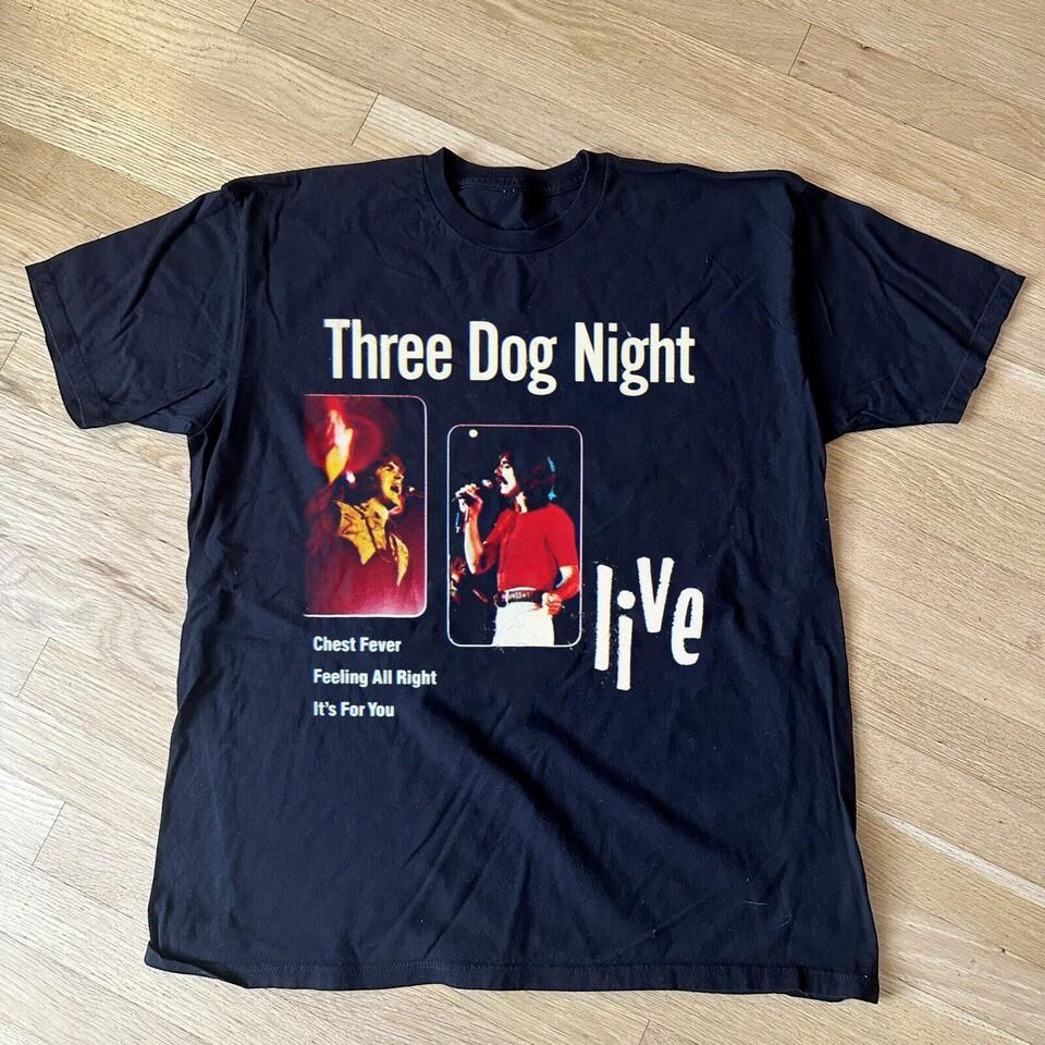 Three Dog Night Band Three Dog Night Live Black All Size T-Shirt AR753 XXXXL
