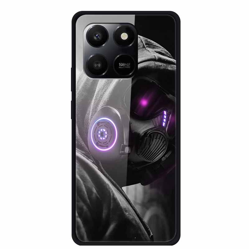 Glass Case For Honor X7d Play 10T 5G Case Soft Bumper Hard Tempered Glass Back Cover For Honor 400 Smart 2025 Phone Cases Fundas