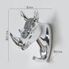 Europe Animal Shaped Hooks Deer Stags Rhino Horse Giraffe Elephant Head Wall Hanger Coat for Hat Hook Rack Holder Decoration
