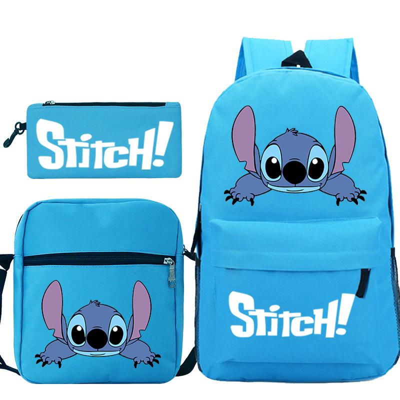 Children'S Backpack Cartoon Printed Schoolbag Shoulder Bag Pencil Case Set