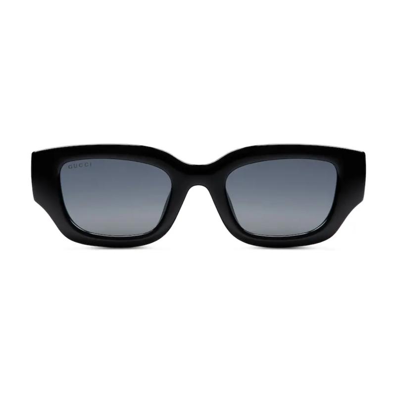 GUCCI Gg Rectangle-frame Sunglasses Women's Black