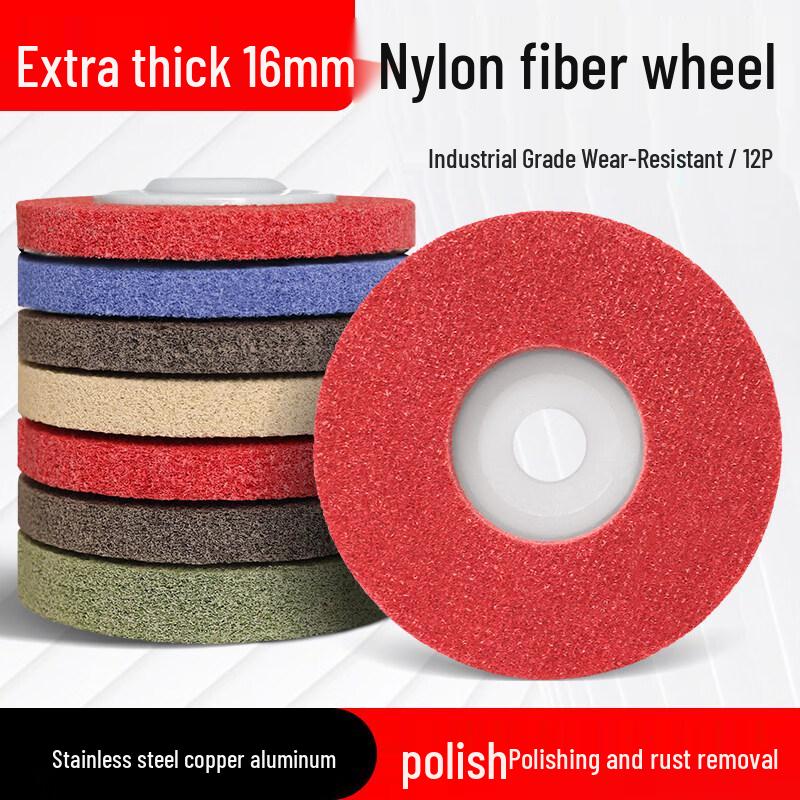 

Fiber Polishing Wheel Set for Angle Grinders