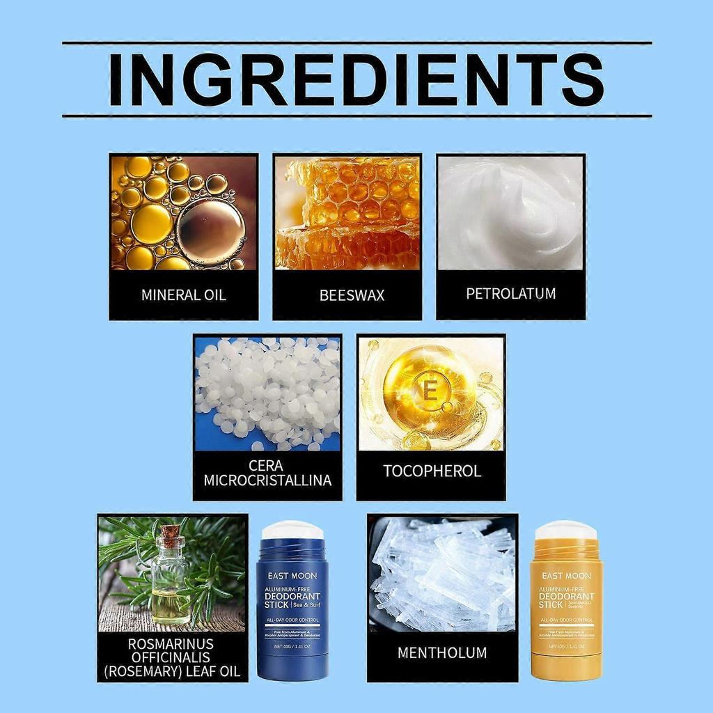 Underarm fragrance stick Dry underarms after exercise Natural fragrance