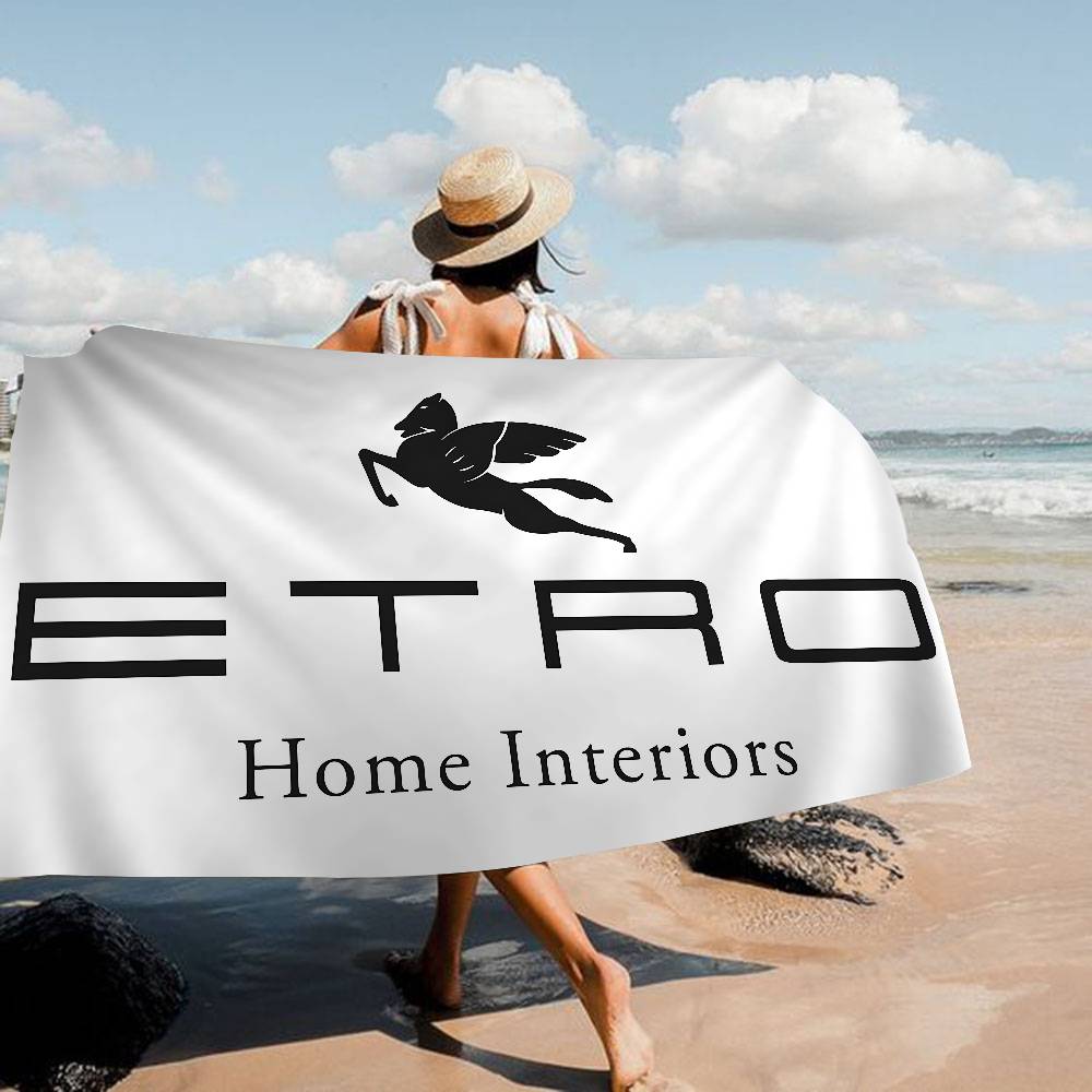 

Brand E-Etro Big Microfiber Beach Towels Quick Dry Towel Sand Beach Towels Pool Towel for Travel Swim Pool Yoga W30*H60(CM)