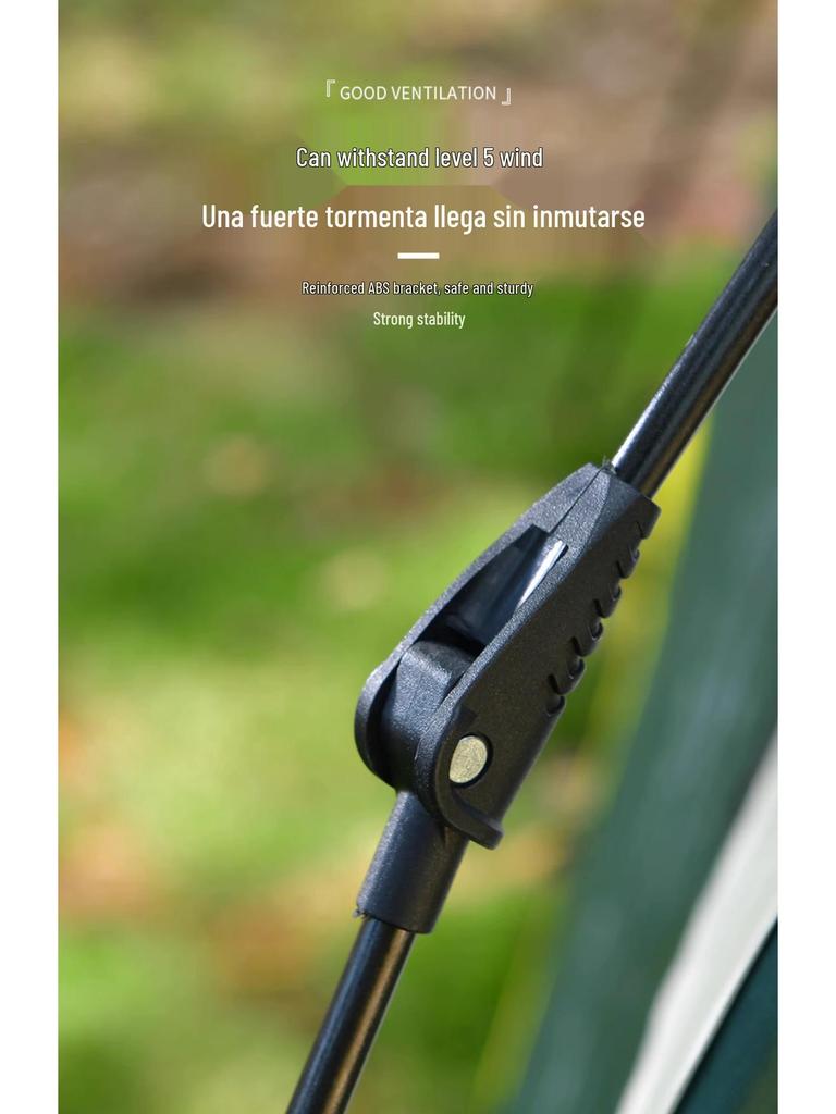 Schnell aufzubauendes Outdoor-Campingzelt für 2-4 Personen, Sonnenschutz, Einfacher Aufbau