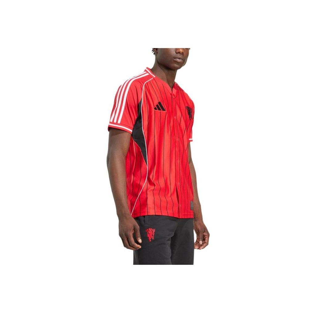 Adidas Manchester United SS25 US Pack Shirt Fashion Comfortable Soft Skin-Friendly Short Sleeve Baseball Jersey Men Tops JN2832